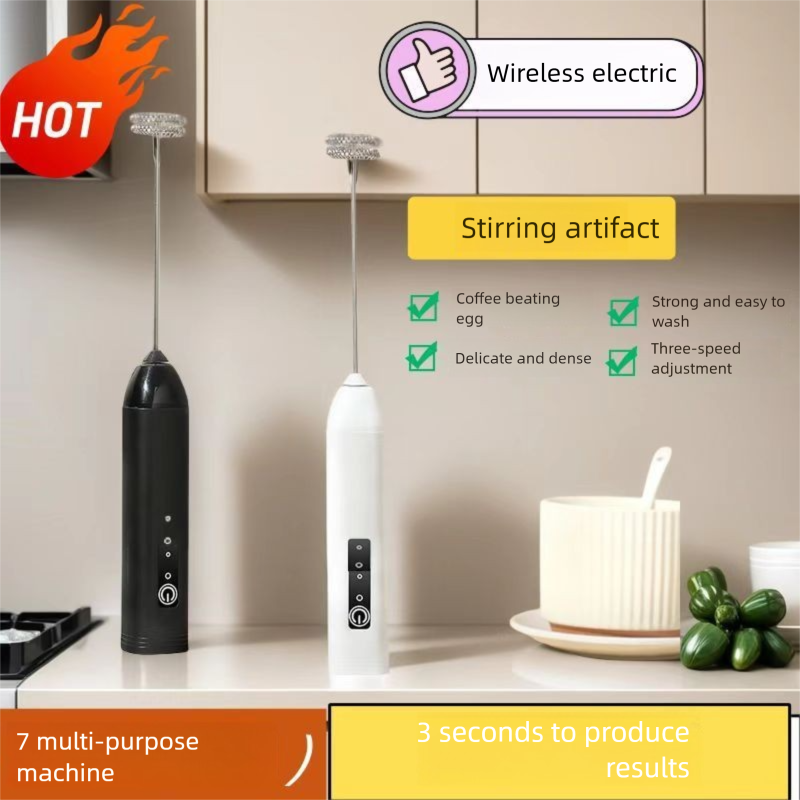 Electric Egg Beater Baking Household Automatic Oil Whisk Cake Mini Milk Frother Coffee Stirrer_voghion.com