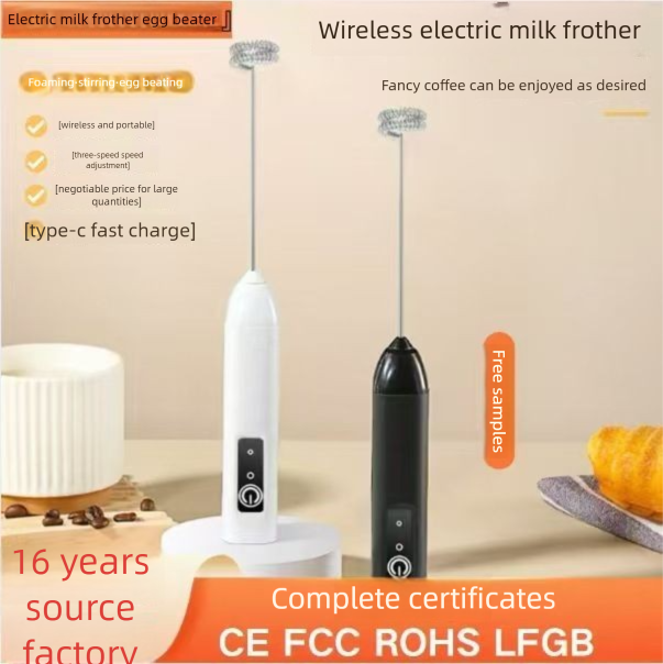 Electric Egg Beater Baking Household Automatic Oil Whisk Cake Mini Milk Frother Coffee Stirrer_voghion.com
