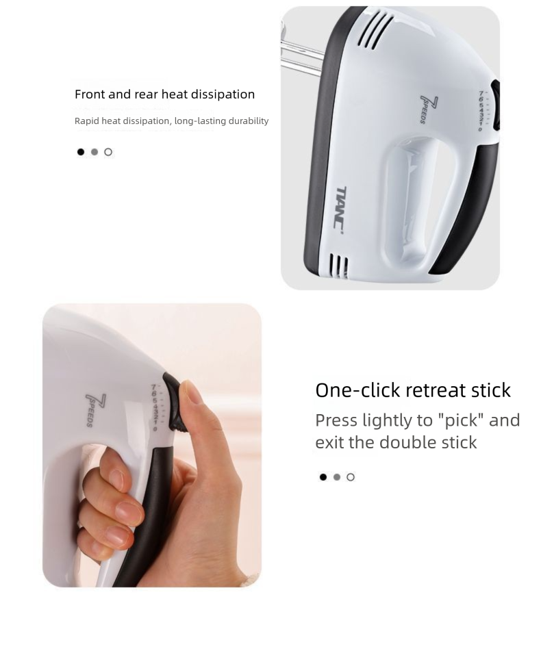Frusta elettrica per uso domestico completamente automatica, piccola frusta per albumi, frusta per dolci portatile, pastella per dolci_voghion.com