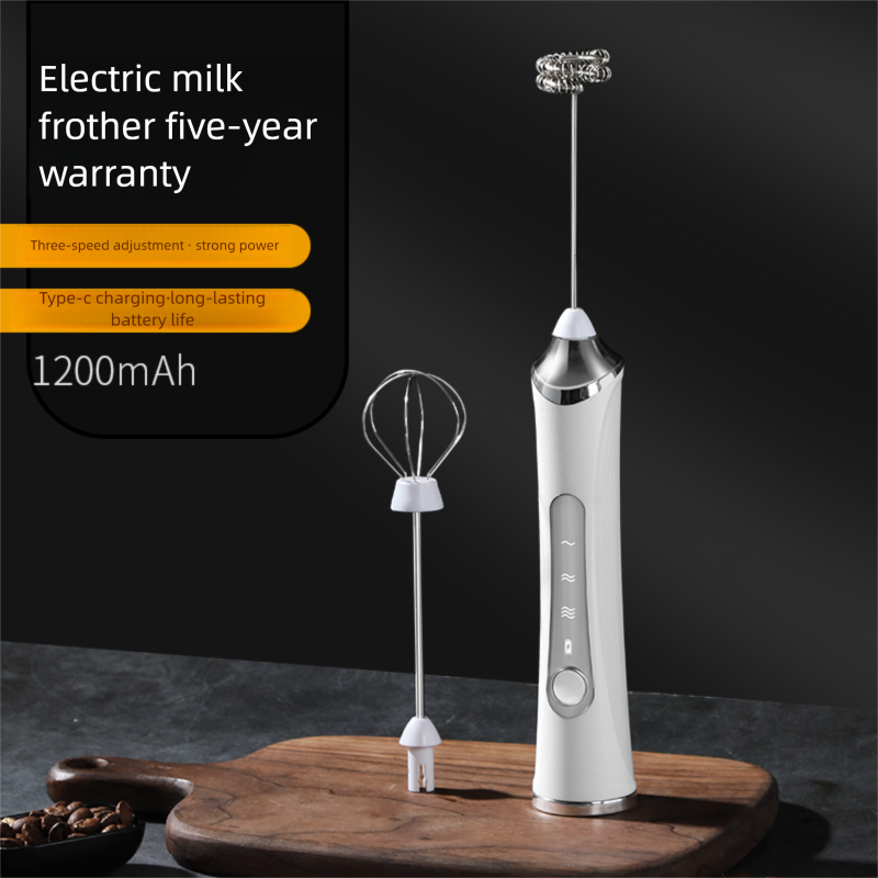 Agitatore per caffè, agitatore elettrico, panna portatile, schiumatore per latte in polvere_voghion.com