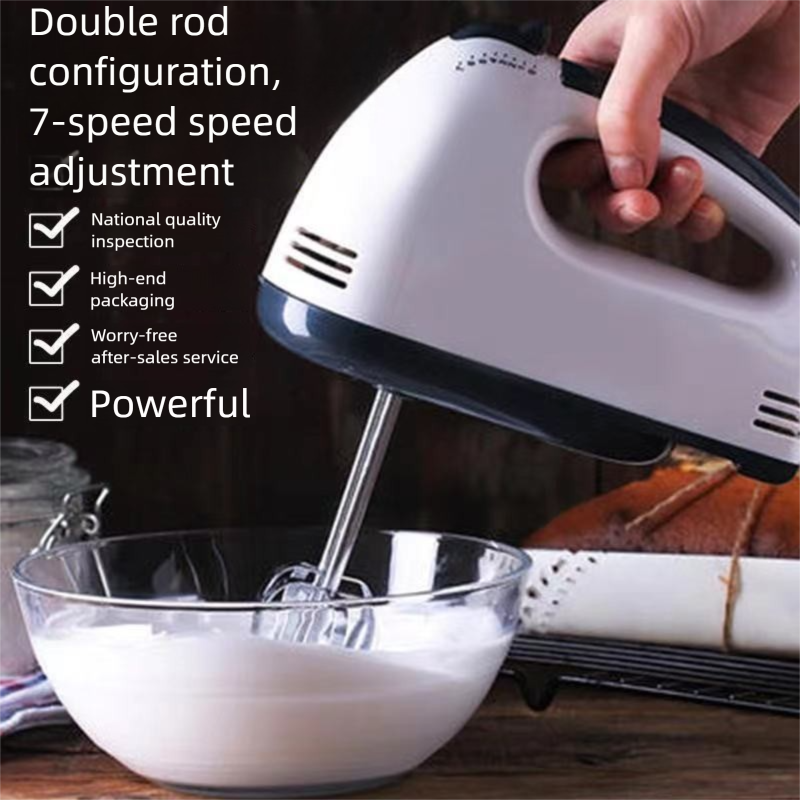 Electric Beater Handheld Household Baking Egg White Mixer Cream Whisk Multifunctional Small Blender_voghion.com