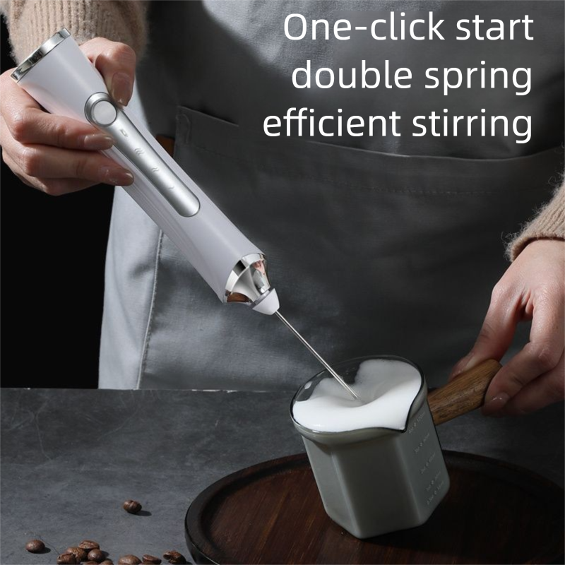 Agitatore per caffè, agitatore elettrico, panna portatile, schiumatore per latte in polvere_voghion.com