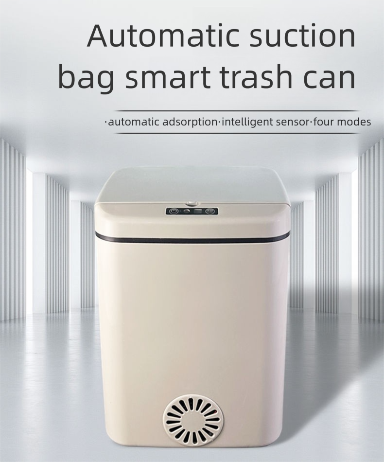 Intelligenter Mülleimersensor, Haushaltsgebrauch, mit Deckel, für Küche, Wohnzimmer, Badezimmer, automatische elektrische Adsorption,_voghion.com