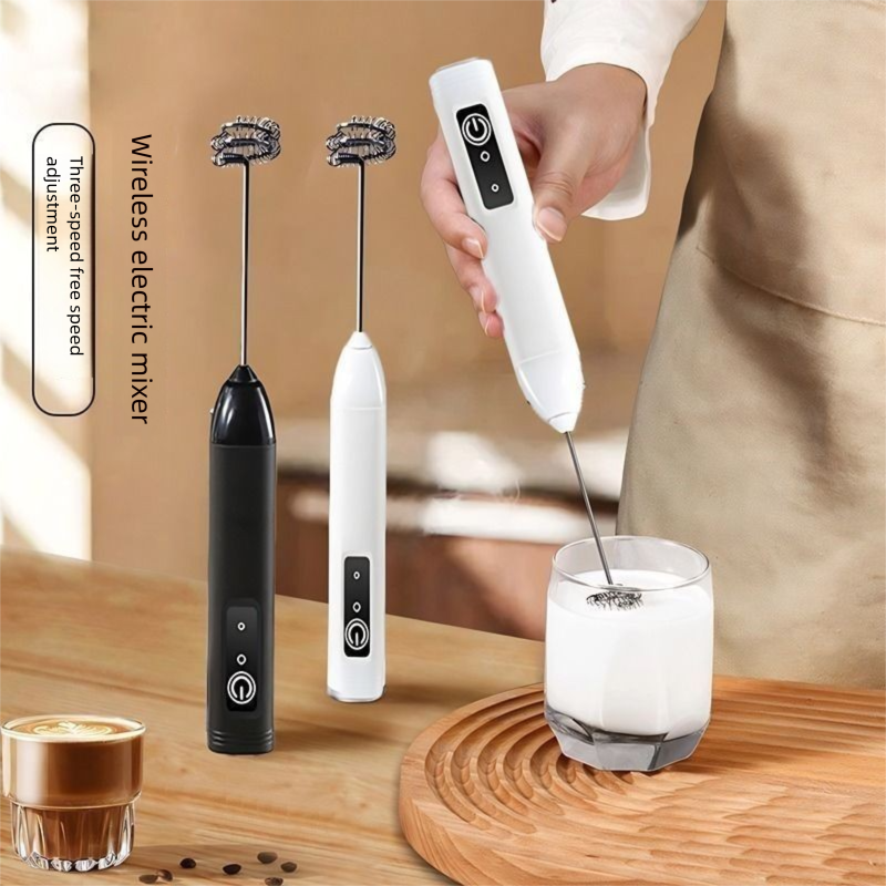 Elektrischer Haushaltsschläger Mini-Schneebesen Backcreme-Mixer_voghion.com