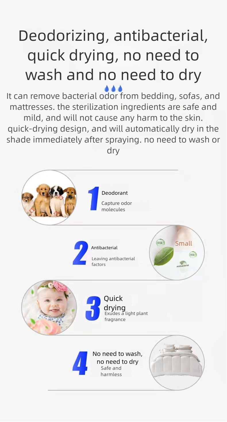 【Rimozione di tutta la casa】Spray automatico per uso domestico, strumento magico per la rimozione degli acari della biancheria da letto senza lavaggio e senza asciugatura_voghion.com