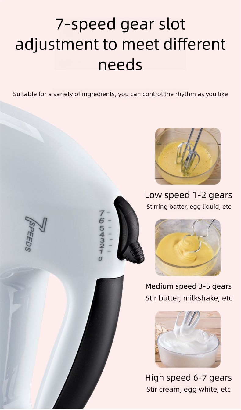Frusta elettrica per uso domestico completamente automatica, piccola frusta per albumi, frusta per dolci portatile, pastella per dolci_voghion.com