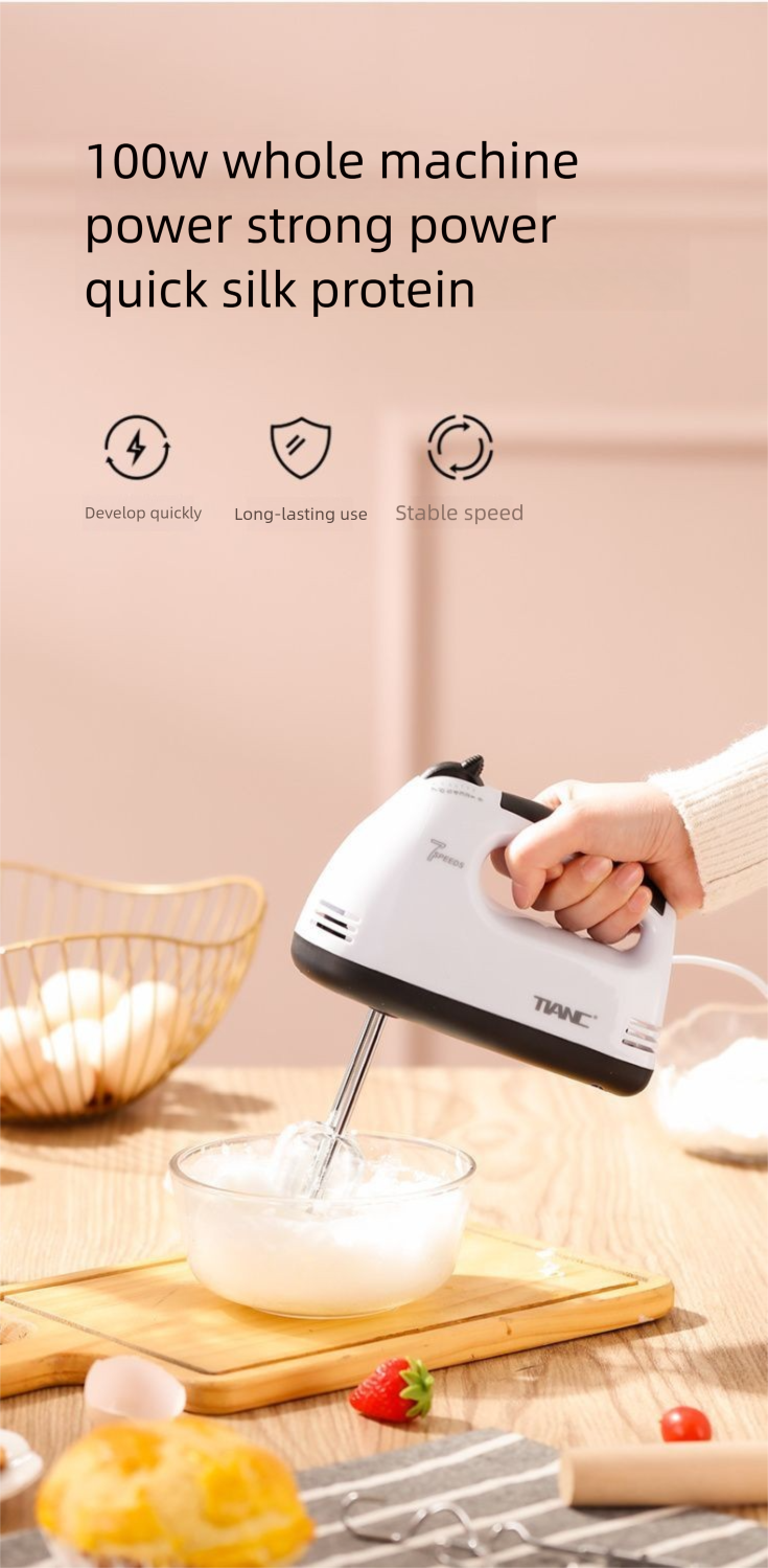 Frusta elettrica per uso domestico completamente automatica, piccola frusta per albumi, frusta per dolci portatile, pastella per dolci_voghion.com