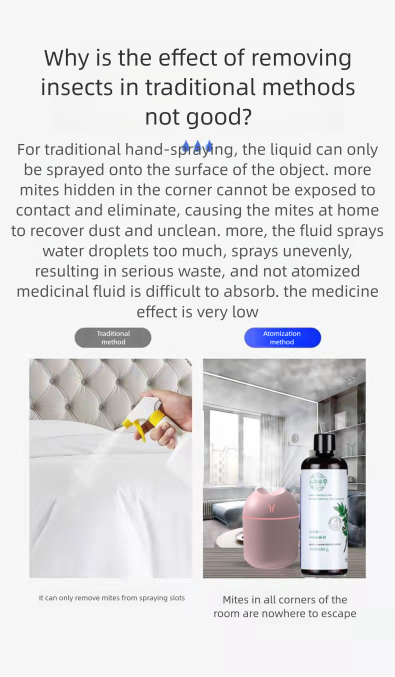 【Rimozione di tutta la casa】Spray automatico per uso domestico, strumento magico per la rimozione degli acari della biancheria da letto senza lavaggio e senza asciugatura_voghion.com