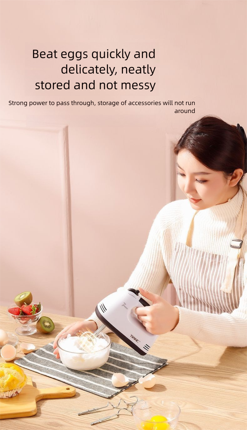 Frusta elettrica per uso domestico completamente automatica, piccola frusta per albumi, frusta per dolci portatile, pastella per dolci_voghion.com