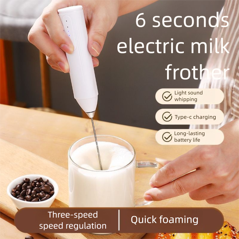 Electric Egg Beater Baking Household Automatic Oil Whisk Cake Mini Milk Frother Coffee Stirrer_voghion.com