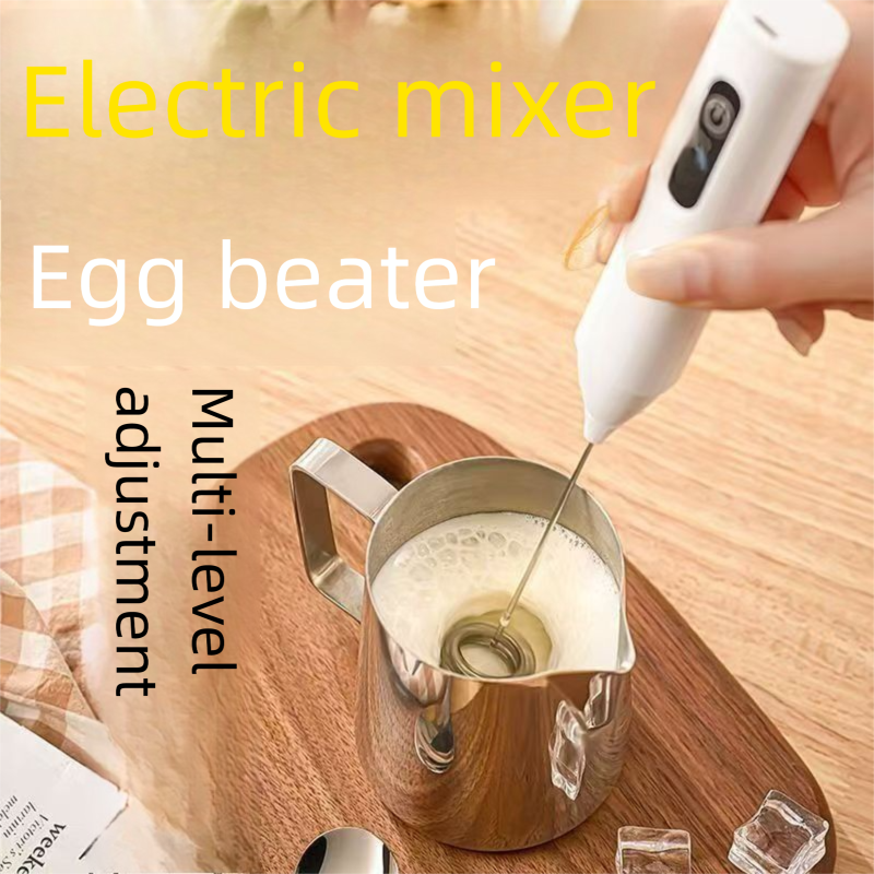Electric Egg Beater Baking Household Automatic Oil Whisk Cake Mini Milk Frother Coffee Stirrer_voghion.com
