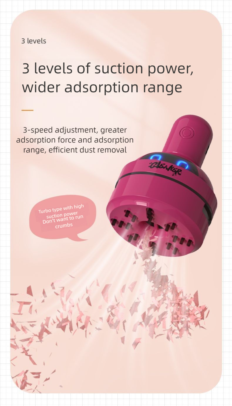 Desktop Vacuum Suction Rubber Keyboard Cleaner Student Electric Mini Convenient Small Artifact For Children_voghion.com