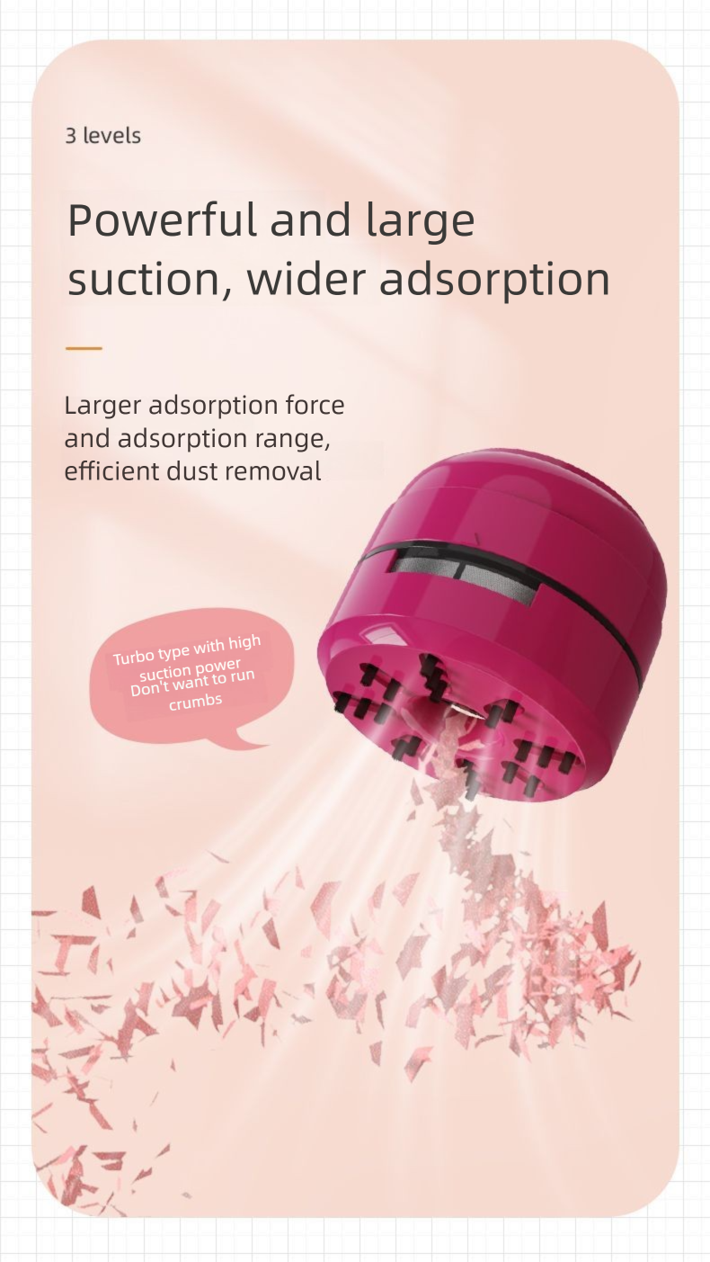 Desktop Vacuum Suction Rubber Keyboard Cleaner Student Electric Mini Convenient Small Artifact For Children_voghion.com