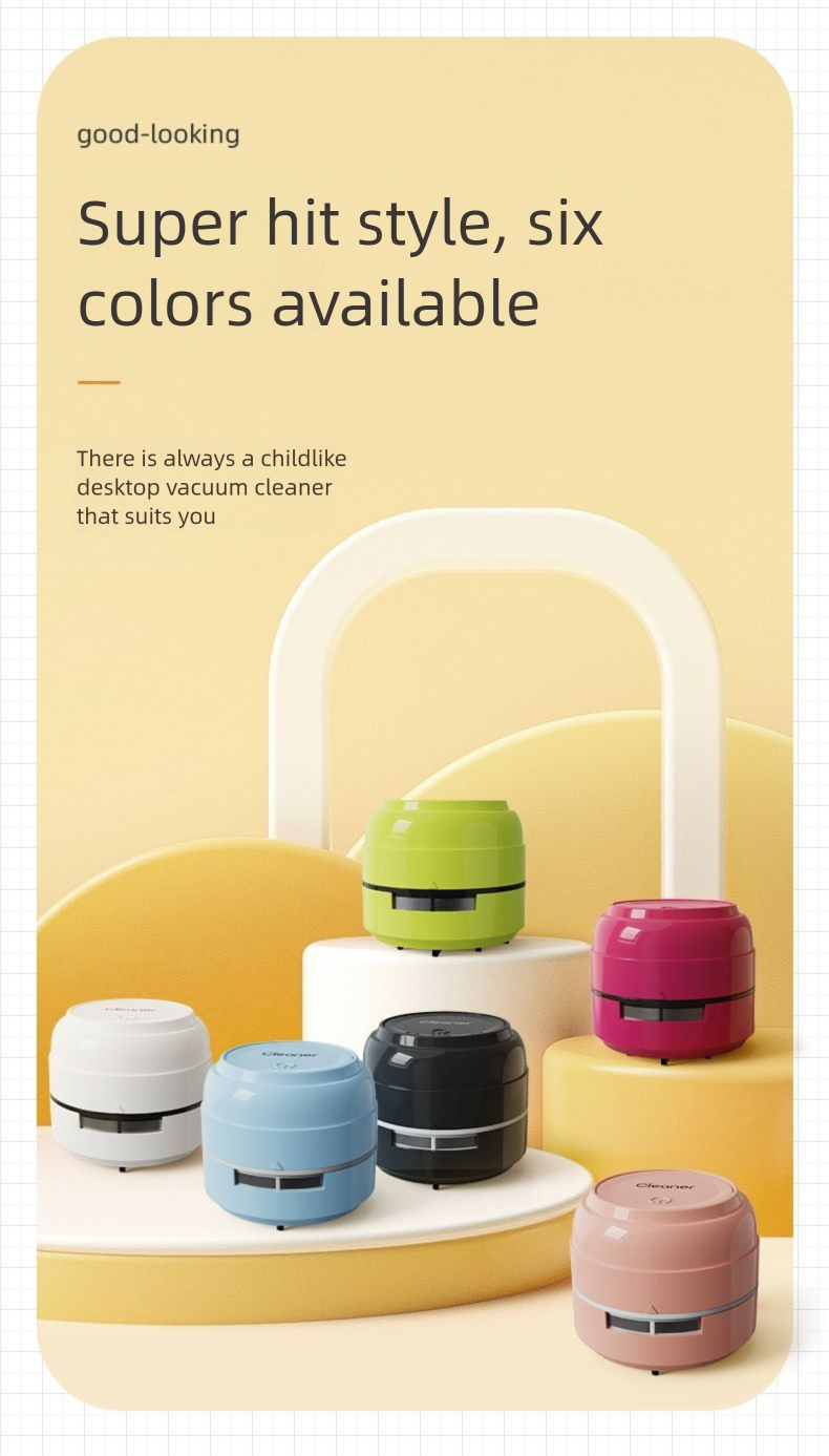 Desktop Vacuum Suction Rubber Keyboard Cleaner Student Electric Mini Convenient Small Artifact For Children_voghion.com