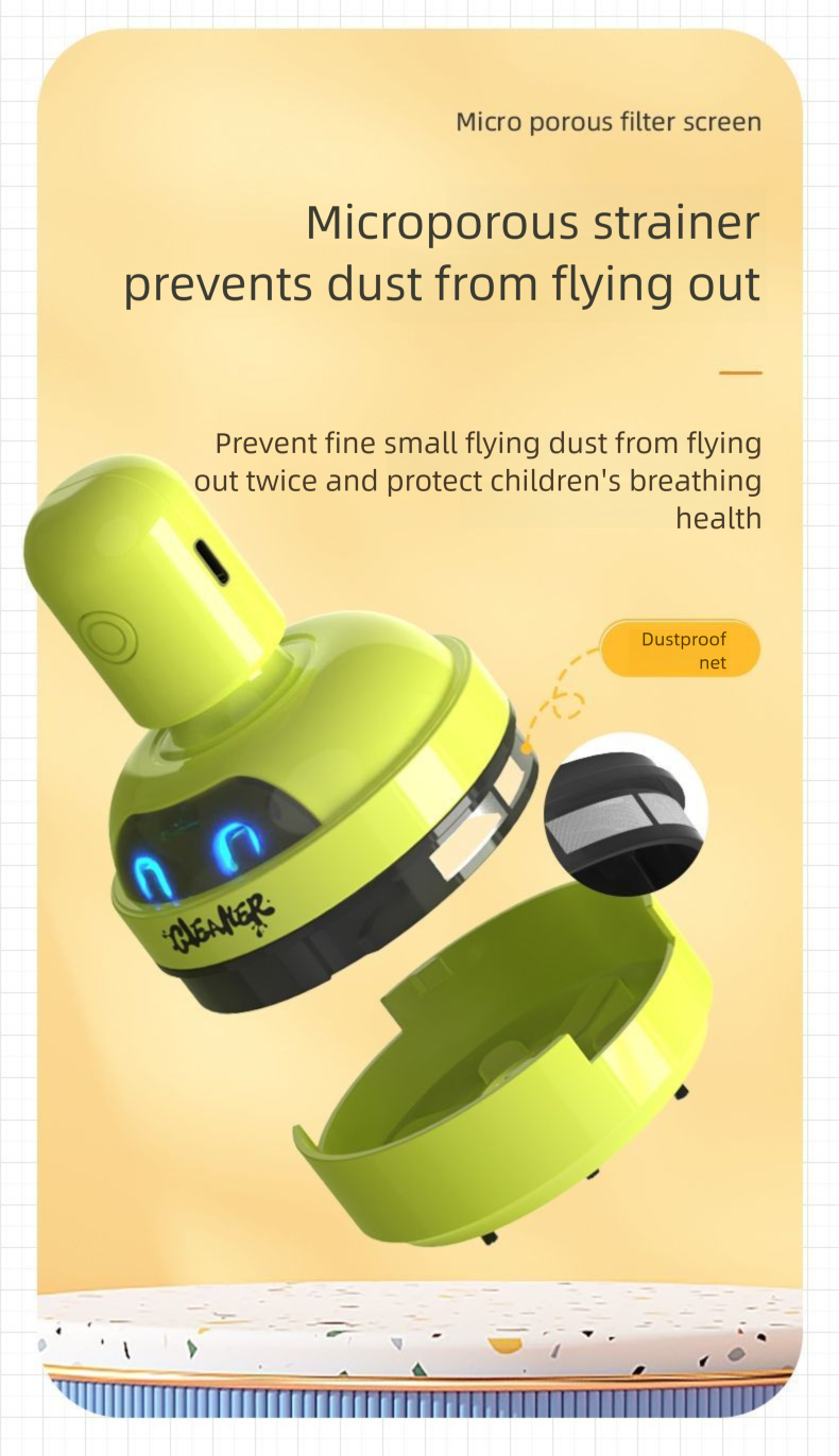 Desktop Vacuum Suction Rubber Keyboard Cleaner Student Electric Mini Convenient Small Artifact For Children_voghion.com