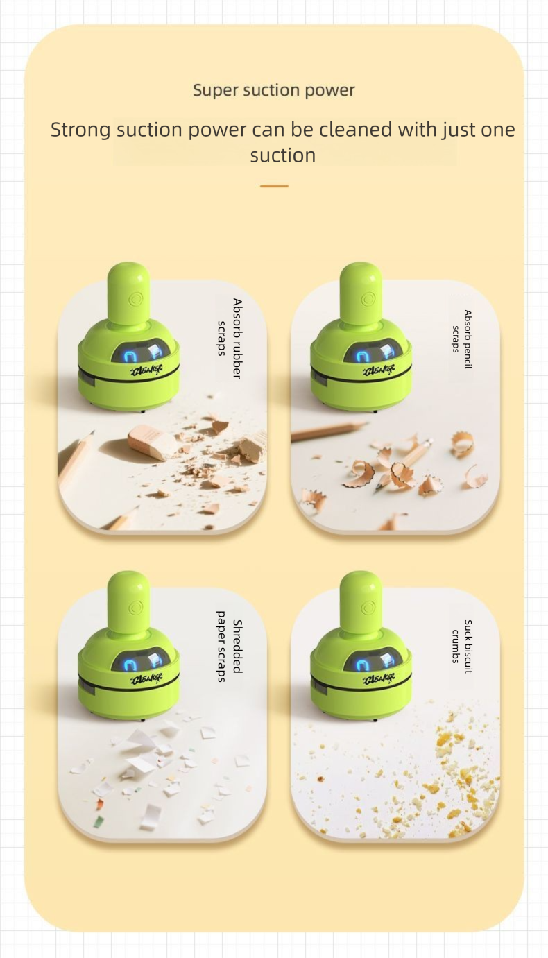 Desktop Vacuum Suction Rubber Keyboard Cleaner Student Electric Mini Convenient Small Artifact For Children_voghion.com