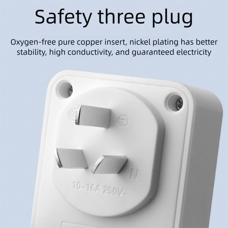 4000W Pure Copper Switch Socket Plug High Power Air Conditioner 10 Household 16 Multi-Function Converter_voghion.com