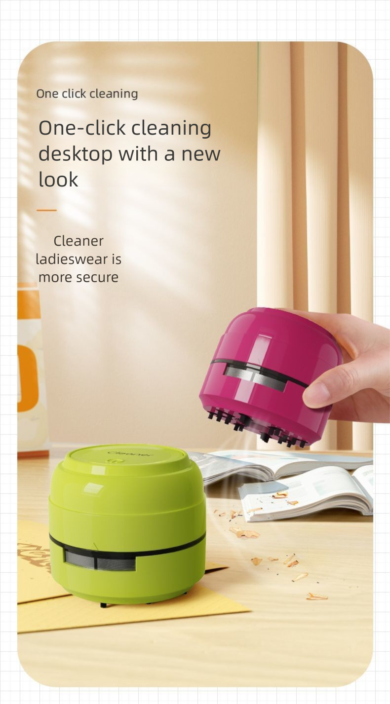 Desktop Vacuum Suction Rubber Keyboard Cleaner Student Electric Mini Convenient Small Artifact For Children_voghion.com