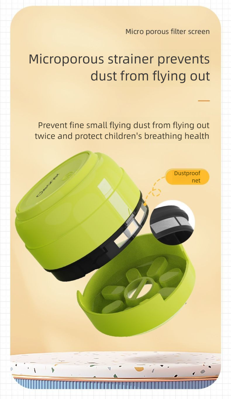 Desktop Vacuum Suction Rubber Keyboard Cleaner Student Electric Mini Convenient Small Artifact For Children_voghion.com