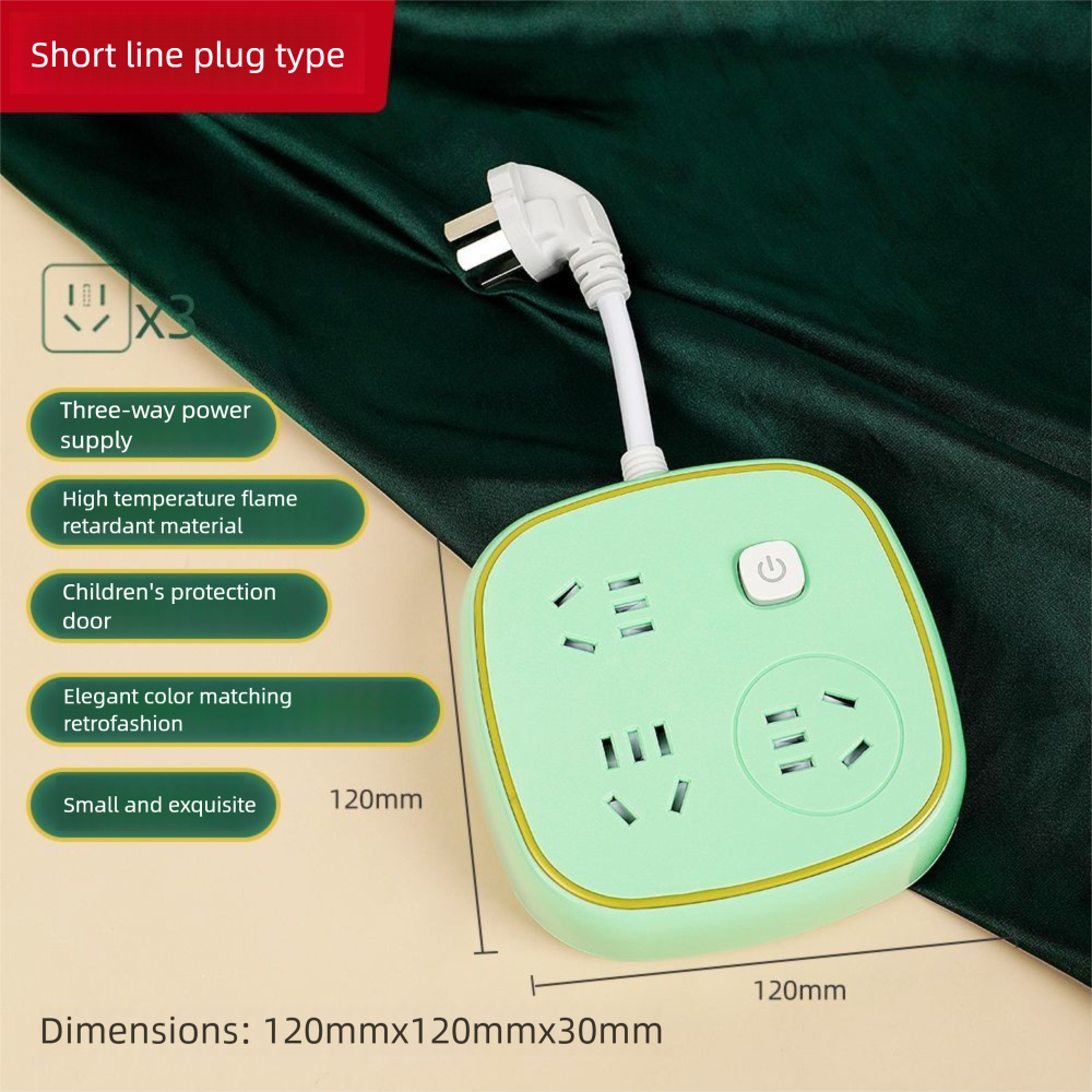 Long Line Multi-Function Converter Socket With Type-C Original Mobile Phone Charger Household Wireless Multi-Port Power_voghion.com