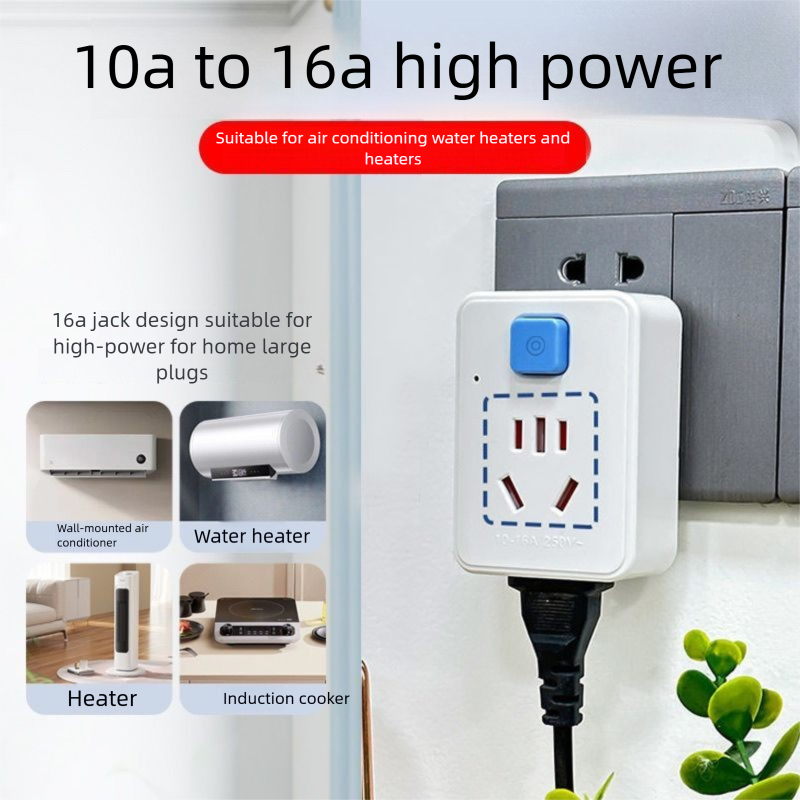 4000W Pure Copper Switch Socket Plug High Power Air Conditioner 10 Household 16 Multi-Function Converter_voghion.com