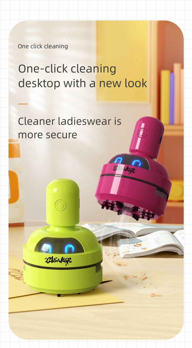 Desktop Vacuum Suction Rubber Keyboard Cleaner Student Electric Mini Convenient Small Artifact For Children_voghion.com