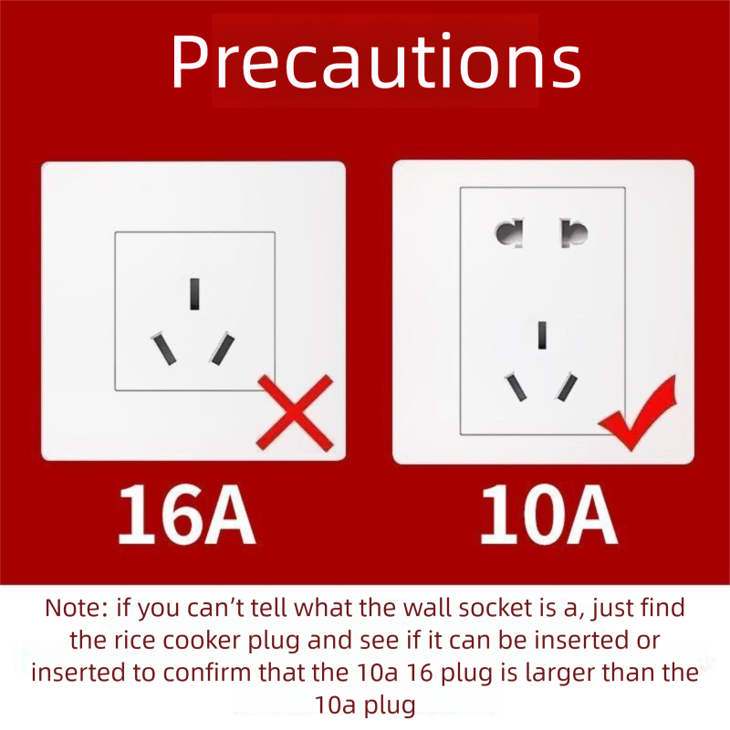 4000W Pure Copper Switch Socket Plug High Power Air Conditioner 10 Household 16 Multi-Function Converter_voghion.com