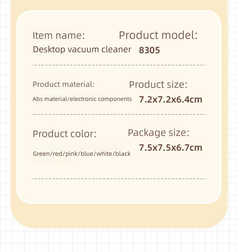 Desktop Vacuum Suction Rubber Keyboard Cleaner Student Electric Mini Convenient Small Artifact For Children_voghion.com