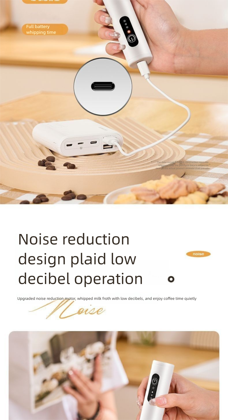 Electric Egg Beater Home Use, Handheld Mixer Whipping, Mini Coffee Milk Powder Frother, Stirring Stick For Cream_voghion.com