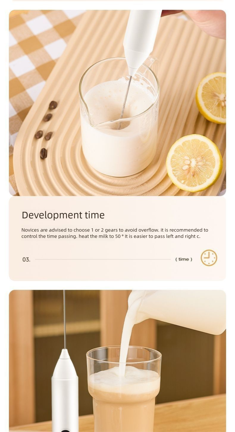 Electric Egg Beater Home Use, Handheld Mixer Whipping, Mini Coffee Milk Powder Frother, Stirring Stick For Cream_voghion.com