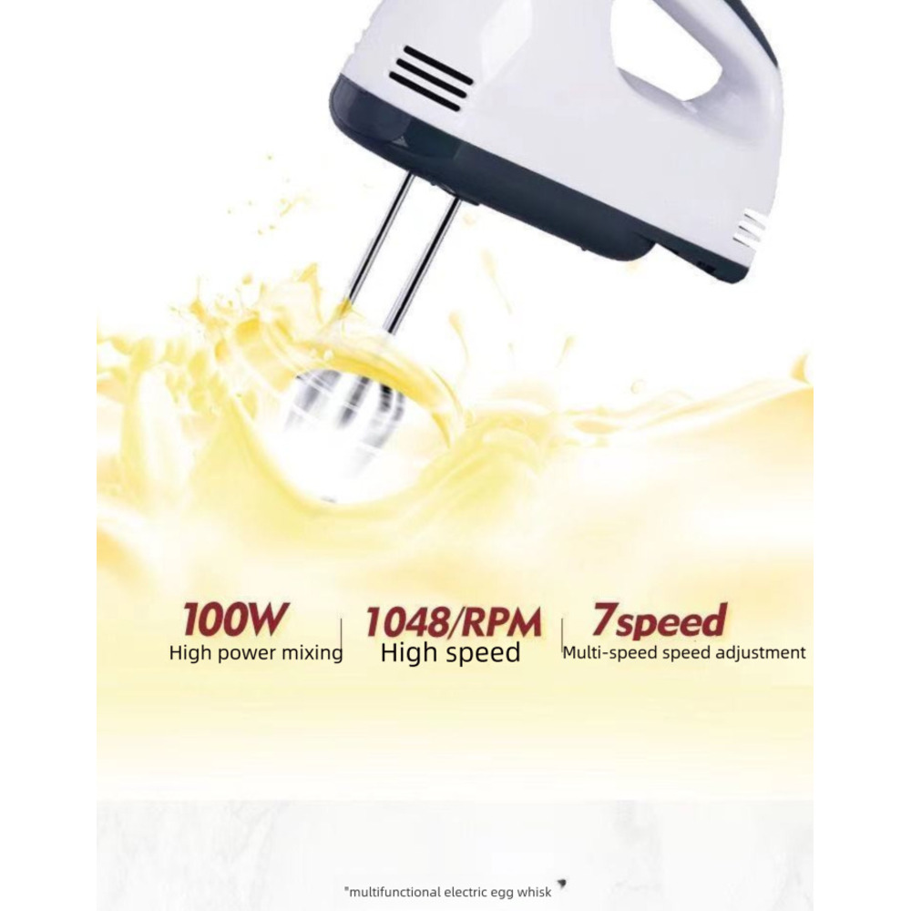 Electric Beater Handheld Household Baking Egg White Mixer Cream Whisk Multifunctional Small Blender_voghion.com