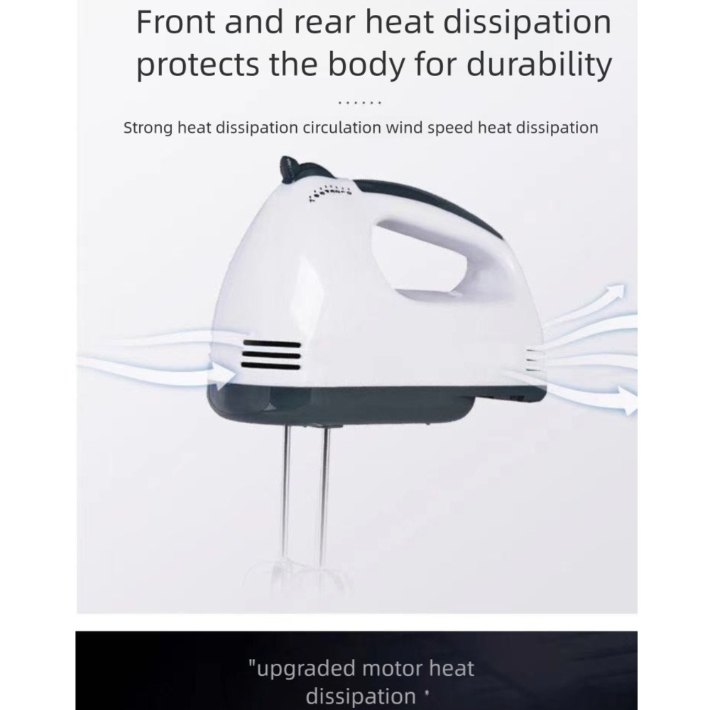 Electric Beater Handheld Household Baking Egg White Mixer Cream Whisk Multifunctional Small Blender_voghion.com