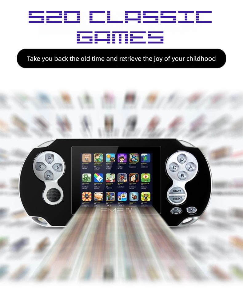 Mini console di gioco portatile nostalgica per bambini, regalo creativo per ragazzi_voghion.com