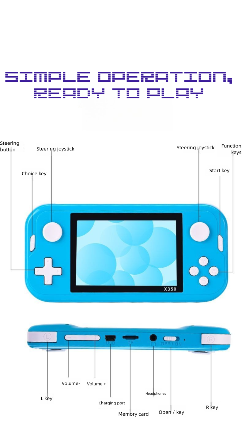 Handheld Game Boy Console Novel Pocket Monster Nostalgic Arcade King Of Fighters FC Childhood MD Class_voghion.com
