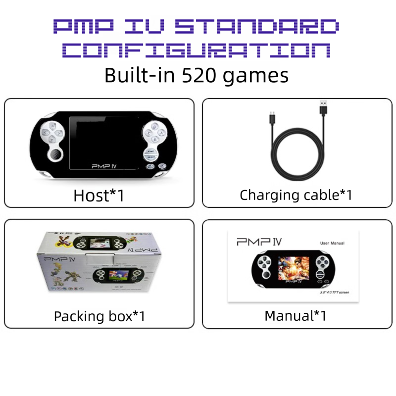 Mini console di gioco portatile nostalgica per bambini, regalo creativo per ragazzi_voghion.com