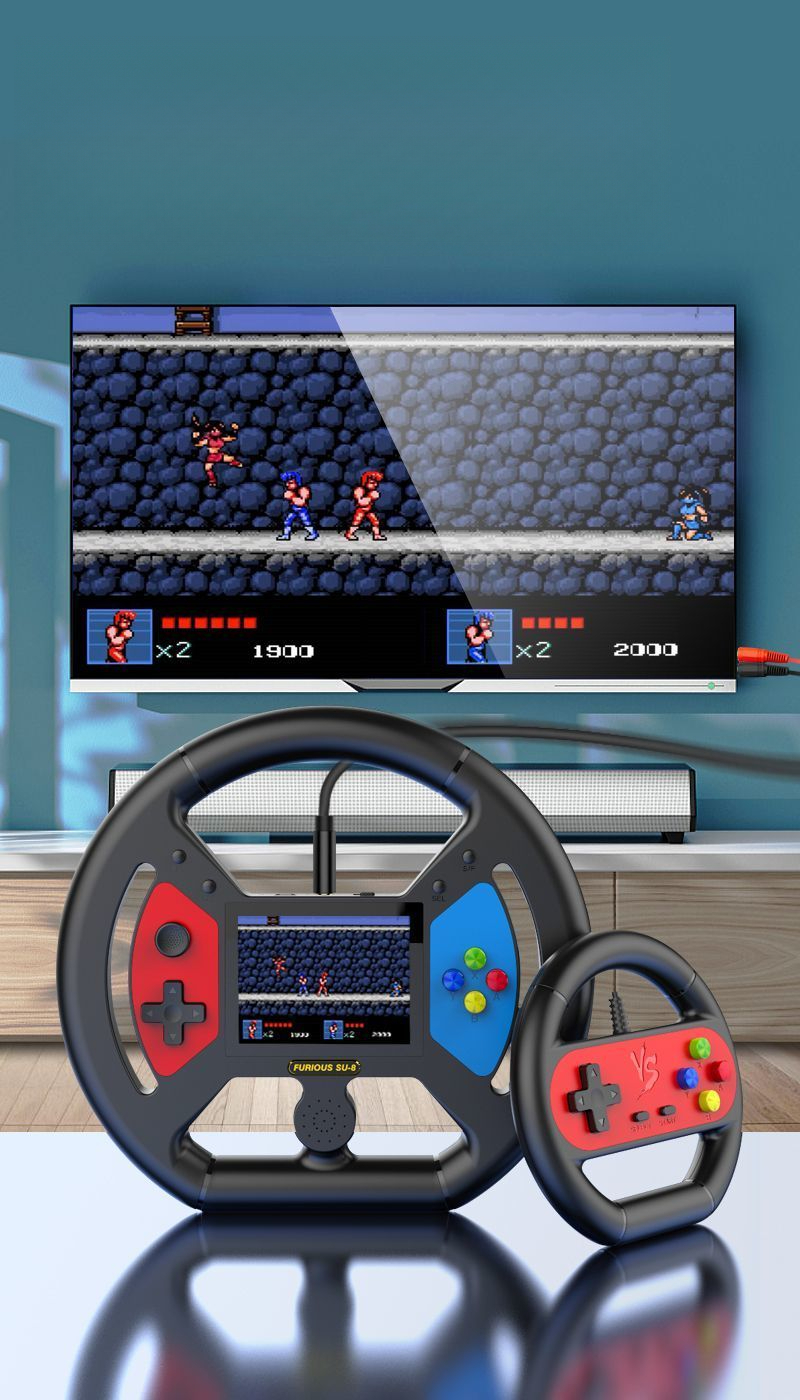 Mary Rechargeable Game Console Large Screen Two-Player Contra 999 Games Brand New_voghion.com