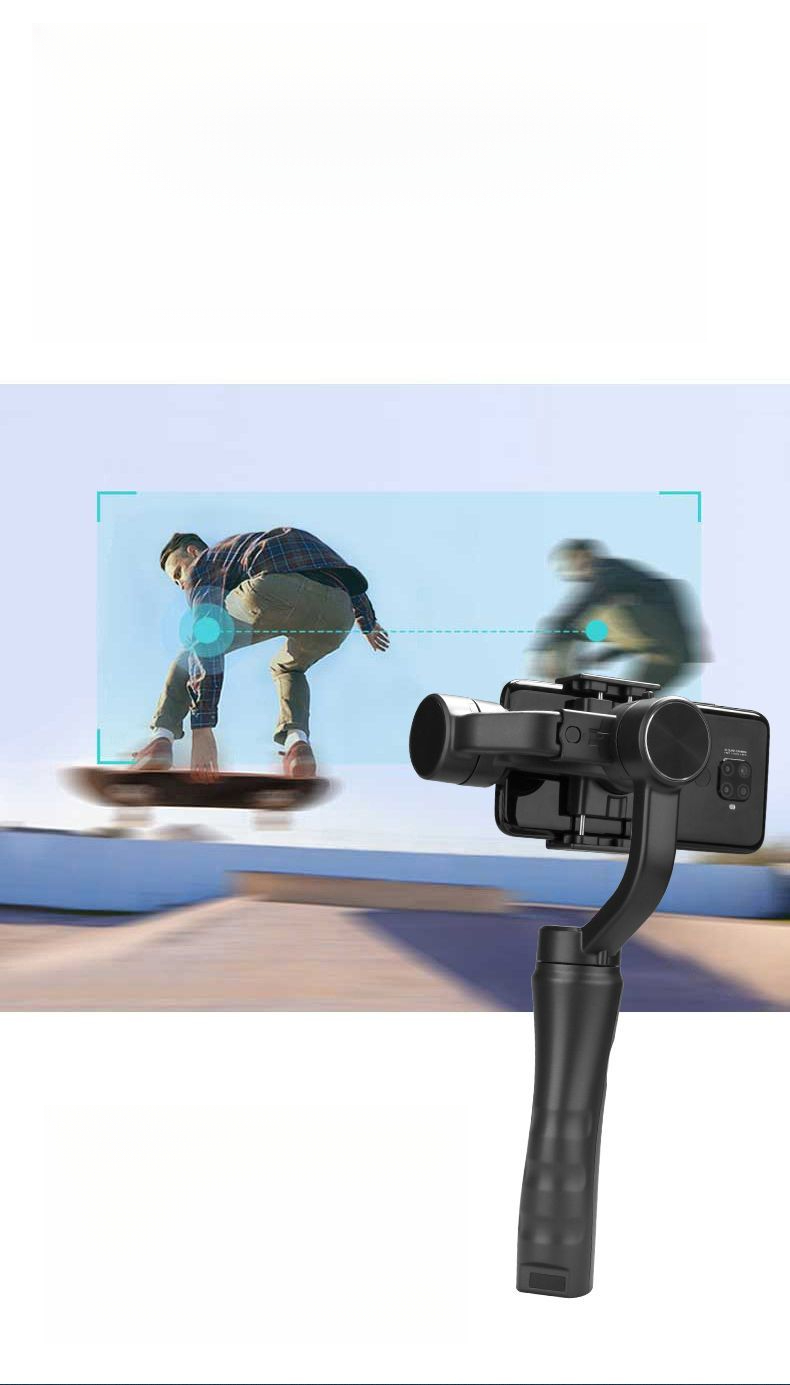 Smart Follow-up Handheld Gimbal F6 Sports Anti-Shake Three-Axis Face Tracking Stabilizer_voghion.com