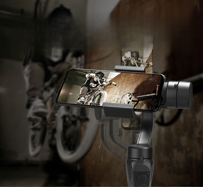 Smart Follow-up Handheld Gimbal F6 Sports Anti-Shake Three-Axis Face Tracking Stabilizer_voghion.com