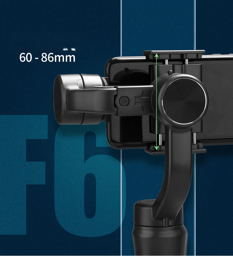 Smart Follow-up Handheld Gimbal F6 Sports Anti-Shake Three-Axis Face Tracking Stabilizer_voghion.com