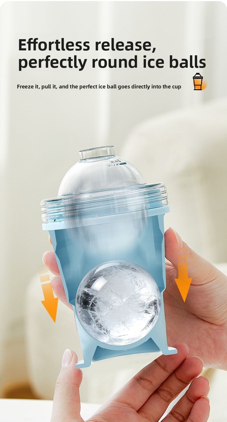 Tragbarer Faltbarer Eisbecher Mit Strohhalm Für Den Sommer_voghion.com