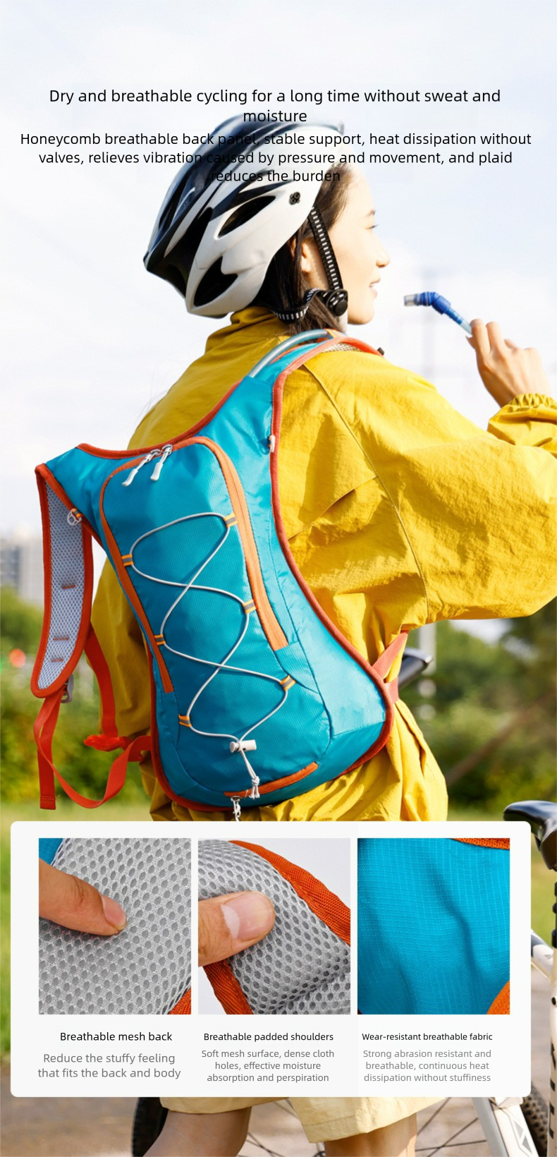 Nieuwe fiets- en wandeltas voor buiten, waterbestendig, fiets- en wandelrugzak_voghion.com