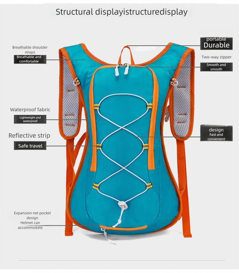 Nieuwe fiets- en wandeltas voor buiten, waterbestendig, fiets- en wandelrugzak_voghion.com