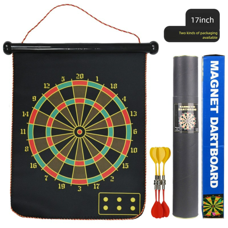 Set di freccette magnetiche bifacciali per genitori e figli, giocattolo per bambini, cartone animato, livello di competizione, doppio uso_voghion.com