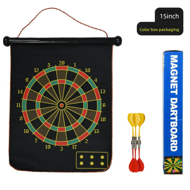 Set di freccette magnetiche bifacciali per genitori e figli, giocattolo per bambini, cartone animato, livello di competizione, doppio uso_voghion.com