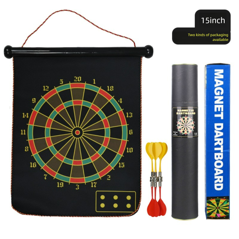 Set di freccette magnetiche bifacciali per genitori e figli, giocattolo per bambini, cartone animato, livello di competizione, doppio uso_voghion.com