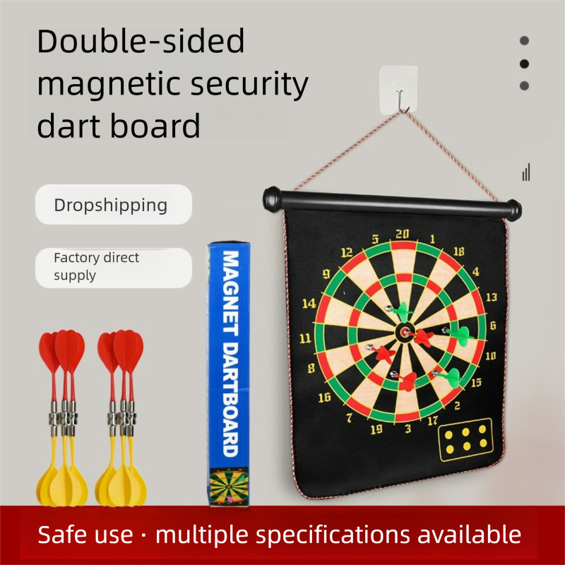 Set di freccette magnetiche bifacciali per genitori e figli, giocattolo per bambini, cartone animato, livello di competizione, doppio uso_voghion.com
