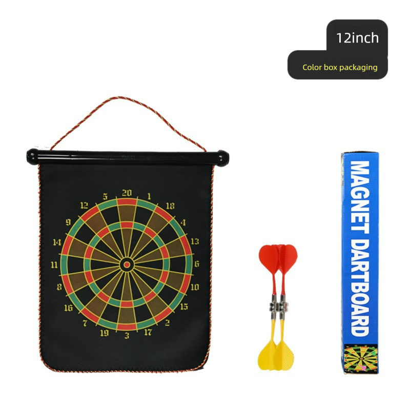Set di freccette magnetiche bifacciali per genitori e figli, giocattolo per bambini, cartone animato, livello di competizione, doppio uso_voghion.com