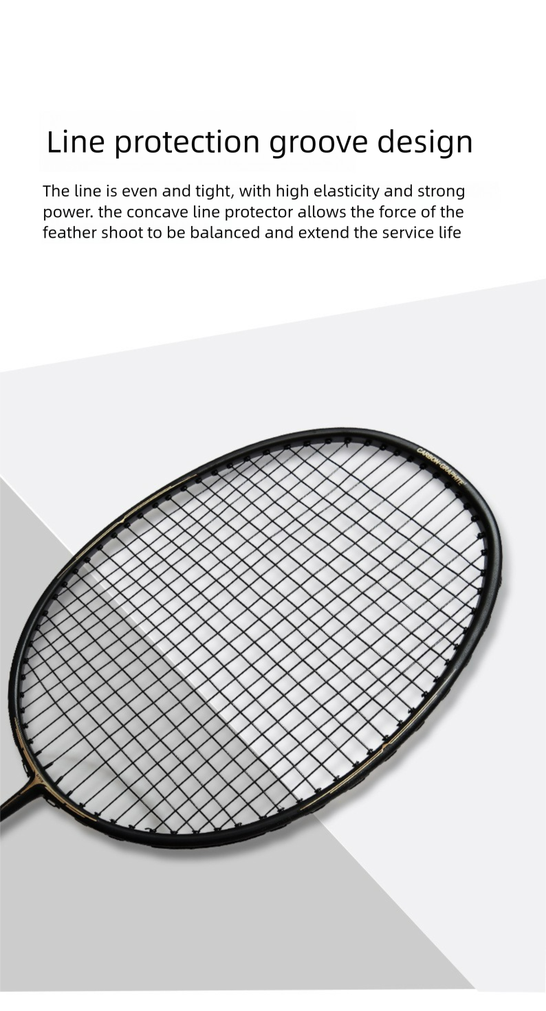 Wilson Badminton Racket Fiber Ultra-light Training Adult Durable Set Aluminum Carbon Integrated_voghion.com