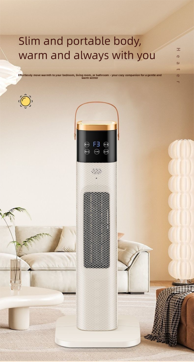 Yanmi Warmluftgebläse mit Digitalanzeige für das ganze Haus, große Flächen, kleine, multifunktionale, intelligente Fernbedienung_voghion.com