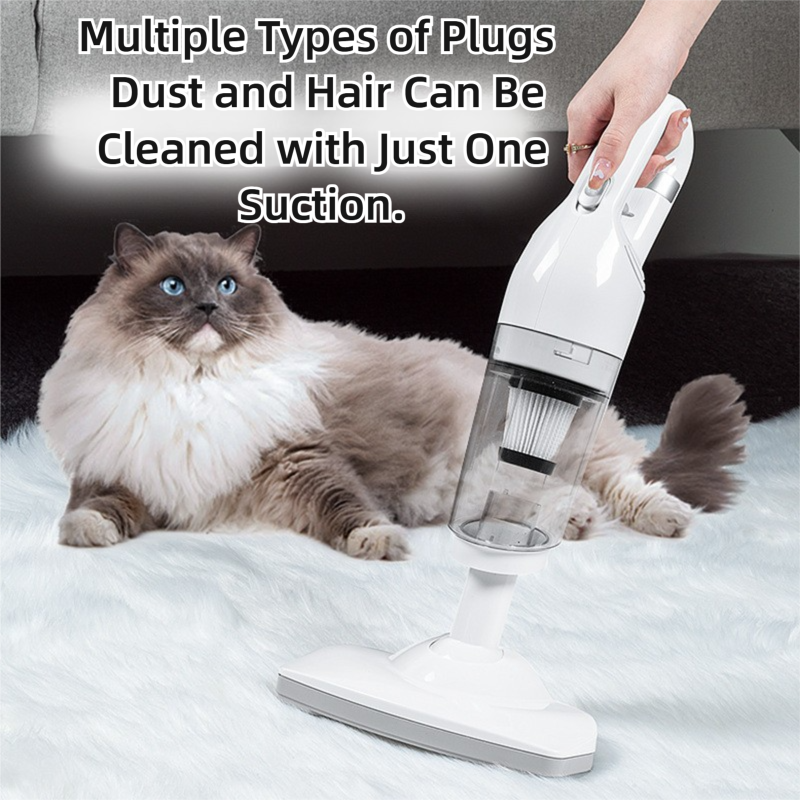Draadloze oplaadbare stofzuiger voor huisdieren, klein, handzaam, krachtige zuigkracht, voor in de auto, huishoudelijk gebruik, multifunctionele stofzuiger._voghion.com
